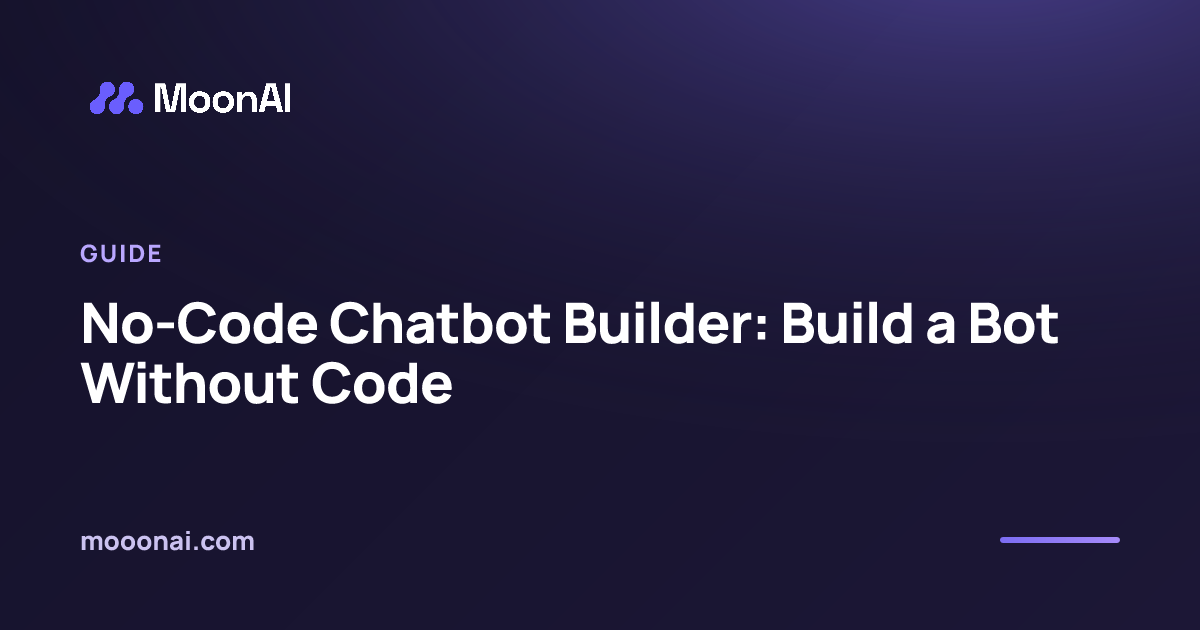 No-Code Chatbot Builder: Build a Bot Without Code